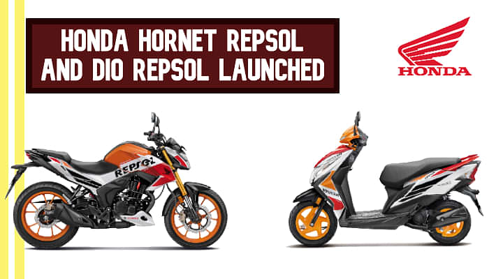 Honda Hornet Repsol And Dio Repsol Launched - Inspired By RC 213V MotoGP Bike