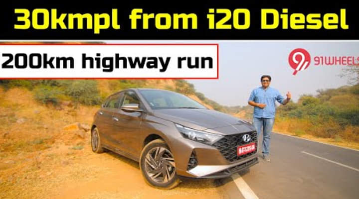2020 Hyundai i20 BS6 Diesel Fuel Economy Run - Can It Deliver 30 KMPL?