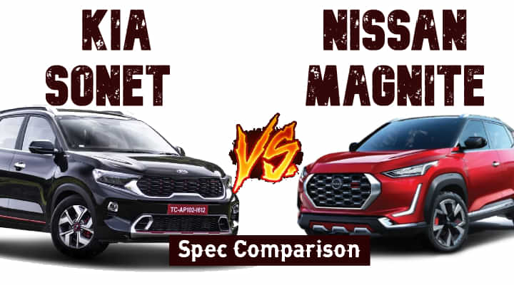 Nissan Magnite Vs Kia Sonet - Detailed Spec Comparison Nissan Magnite Vs Kia Sonet - Detailed Spec Comparison
