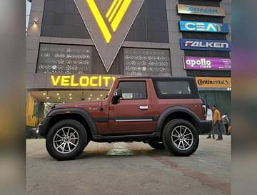 modified new Mahindra Thar 18 inch alloy wheels