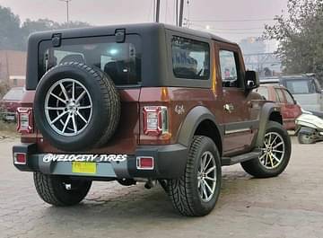 modified new Mahindra Thar 18 inch alloy wheels