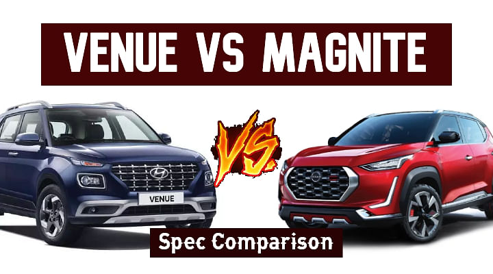 Nissan Magnite Vs Hyundai Venue Spec Comparison