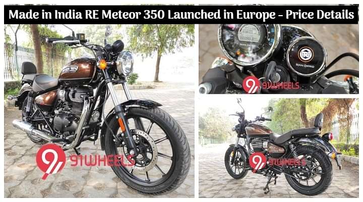 Made in India New 2020 Royal Enfield Meteor 350 Launched in Europe - Price Starts at Rs 3.67 Lakhs