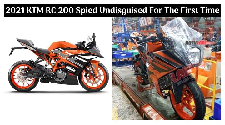 2021 KTM RC 200 BS6 Spied in Production Guise - All Details; India Launch Soon?