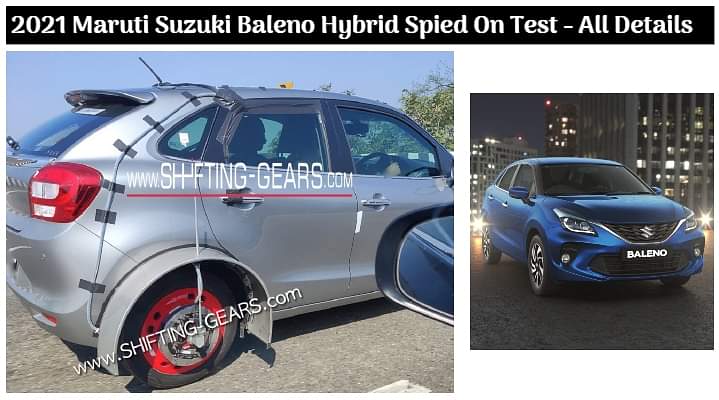 2021 Maruti Suzuki Baleno Strong Hybrid Spied on Test in India - Launch Soon?