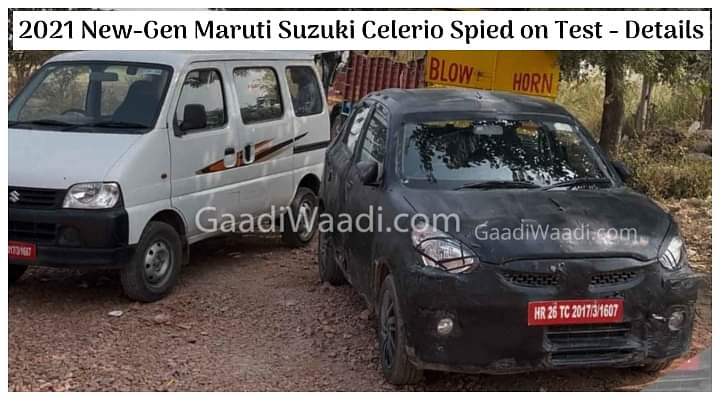 New-Generation 2021 Maruti Suzuki Celerio Spied on Test Once Again - Clear Images New-Generation 2021 Maruti Suzuki Celerio Spied on Test Once Again - Clear Images