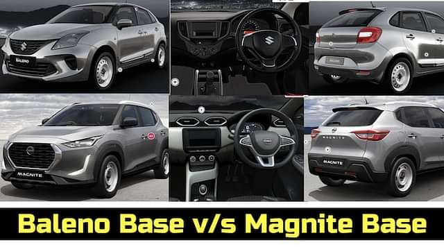 2021 Nissan Magnite XE vs Maruti Suzuki Baleno BS6 Sigma - The Ultimate Comparison Of Base Variants!