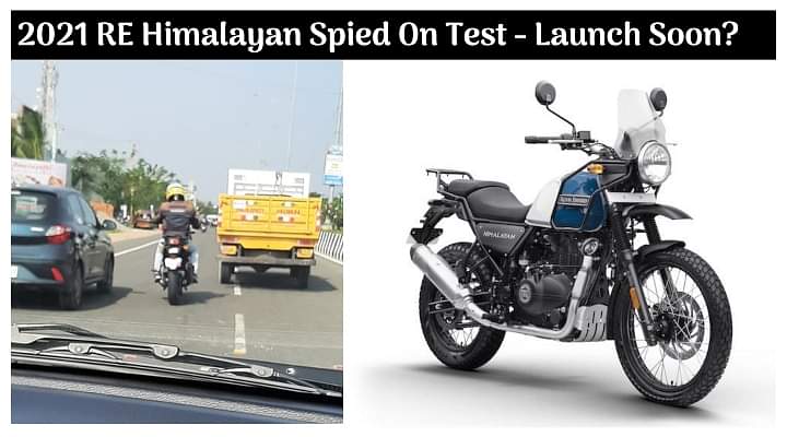 Upcoming 2021 Royal Enfield Himalayan Spied On Test in India - Launch Soon?