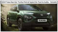 New 2021 Tata Harrier Turbo Petrol BS6 Spied On Test in India; Launch Soon?