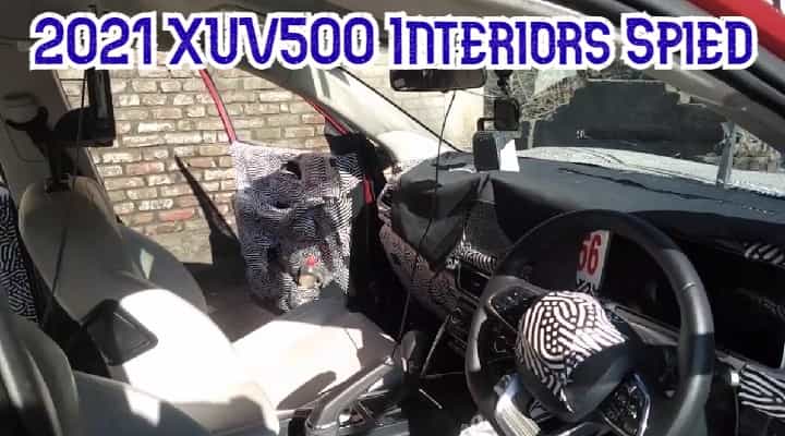2021 Mahindra XUV500 Most Detailed Spy Shots - Interiors Revealed 2021 Mahindra XUV500 Most Detailed Spy Shots - Interiors Revealed