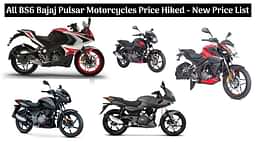 All BS6-compliant Bajaj Pulsar Motorcycles Price Hiked - Check Out The New Price List
