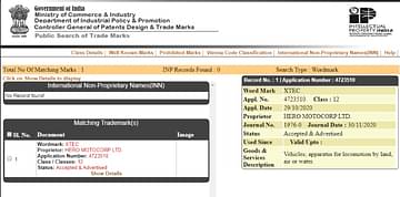 Hero XTEC Trademarked in India