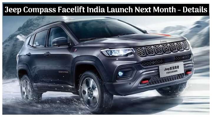 2021 Jeep Compass Facelift Might Be Launched In India On January 23; Bookings Open - All Details