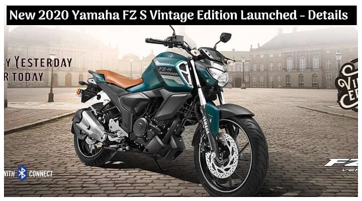 New 2020 Yamaha FZ-S V3 BS6 Vintage Edition Launched in India - Know its Price and Details