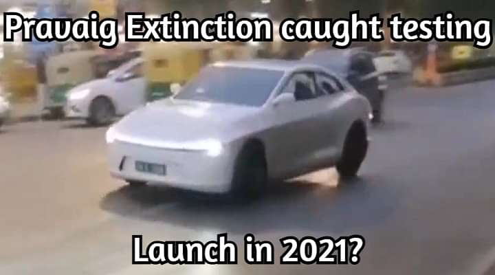 Pravaig Extinction EV spied testing in New Delhi - Launch in 2021?