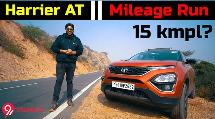Tata Harrier Automatic Fuel Economy Test - Can It Deliver 15 KMPL?