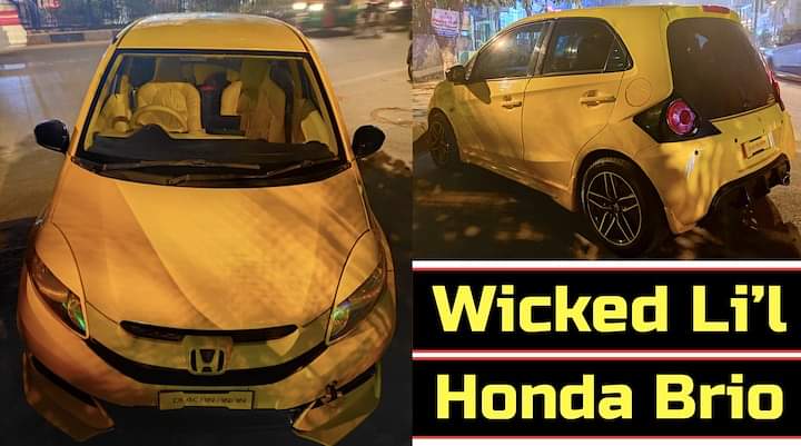 Modified Honda Brio - Looks Wicked And Exclusive!!!