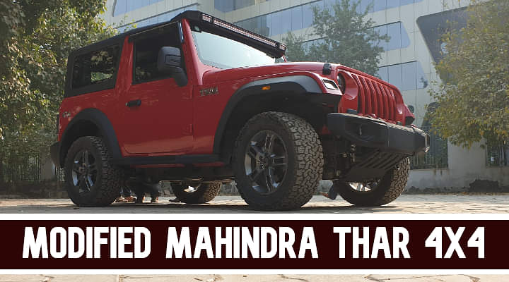 Modified Mahindra THAR Diesel Manual By Bimbra 4X4 - Video!