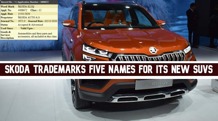 Skoda India Trademarks Five New Names - Compact SUV Coming In 2021!