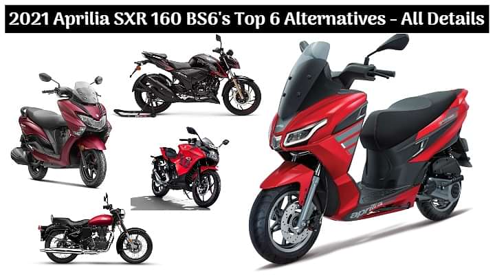 Top Six Alternatives Of The New 2021 Aprilia SXR 160 - Suzuki Burgman Street 125 To Honda Hornet 2.0!