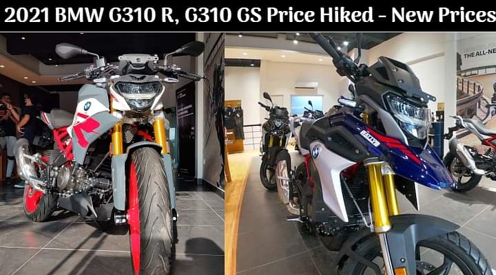 2021 BMW G310 R and G310 GS Price Hiked; Check Out The New Price List - Details
