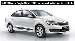 2021 Skoda Rapid Rider BS6 Re-Launched in India; Prices Hiked - Check Out All Details