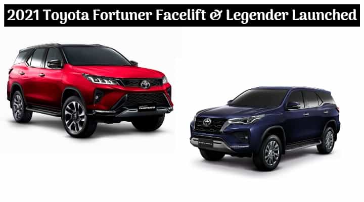 Toyota Fortuner Facelift and Fortuner Legender Launched in India; Price Starts at Rs 29.98 Lakhs - All Details Toyota Fortuner Facelift and Fortuner Legender Launched in India; Price Starts at Rs 29.98 Lakhs - All Details