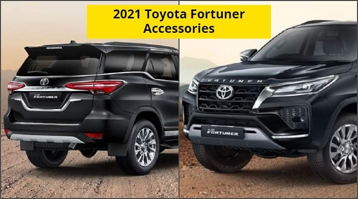 2021 Toyota Fortuner Accessories - All Details