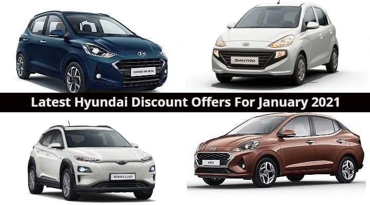 Latest Hyundai Discount Offers For January 2021 - Details Latest Hyundai Discount Offers For January 2021 - Details