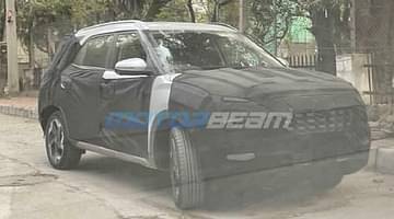 Hyundai Creta 7 Seater (Alcazar) Spied 