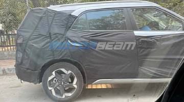 Hyundai Creta 7 Seater (Alcazar) Spied 