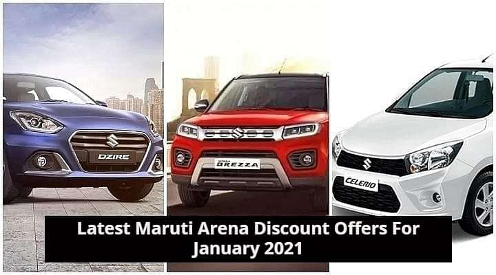 Latest Maruti Suzuki January 2021 Discount - Details