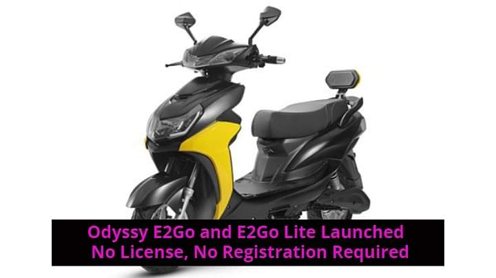 Odysse E2Go and E2Go Lite Electric India Prices Start From Rs 52,999