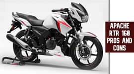 TVS Apache RTR 160 Pros And Cons - Better Than The Rivals?