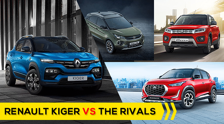 Renault Kiger vs Magnite vs Sonet vs Nexon vs Venue vs XUV300 vs EcoSport vs Vitara Brezza - Spec Comparison