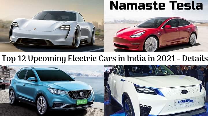 Top 12 Upcoming Electric Cars in India in 2021 - Tata Altroz EV To Tesla Model 3!