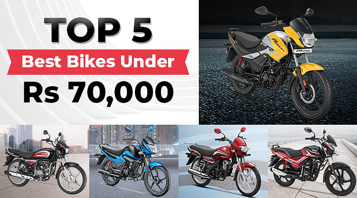 Top 5 Best Commuter Bikes Under Rs 70,000 in India - Hero, Honda, TVS and more