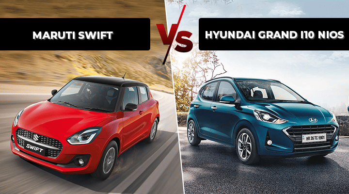 2021 Maruti Swift vs Hyundai Grand i10 Nios - Price, Features And Engine