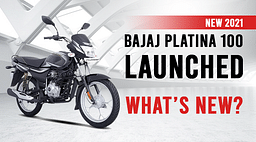 India's Cheapest Bike with Electric Start - Bajaj Platina 100 ES Launched; All Details
