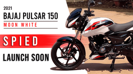 Feast Your Eyes On The New Bajaj Pulsar 150 Moon White Shade - Launch Soon