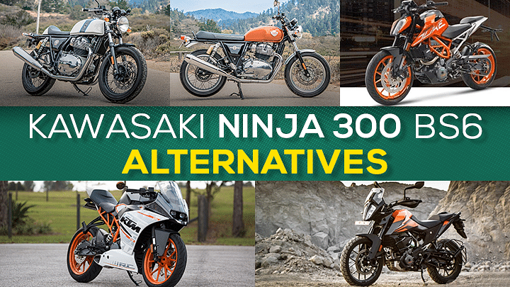 Top Five Alternatives Of The New 2021 Kawasaki Ninja 300 BS6 - KTM RC 390 To Royal Enfield Interceptor 650