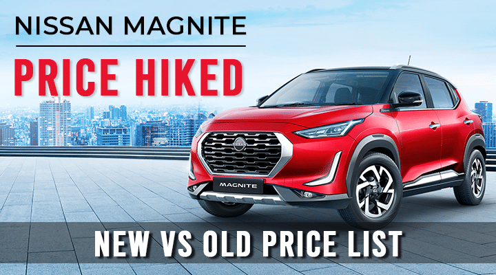 Nissan Magnite Price Hiked Again; 3rd Hike in Just 4 Months - New vs Old Price List Nissan Magnite Price Hiked Again; 3rd Hike in Just 4 Months - New vs Old Price List