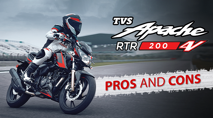 2021 TVS Apache RTR 200 4V BS6 Pros and Cons - Should You Buy It?