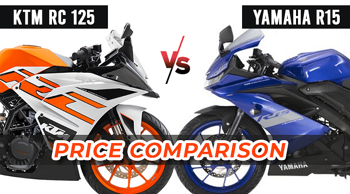 Yamaha R15 V3 Price Hiked - Check Out The New Price vs KTM RC 125