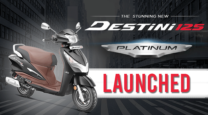 Hero Destini 125 Platinum Edition Launched - What's New and Price Details