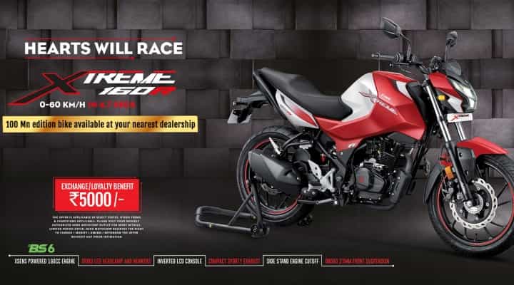 New Hero Xtreme 160R 100 Million Edition Launched - Check Out Its Price New Hero Xtreme 160R 100 Million Edition Launched - Check Out Its Price