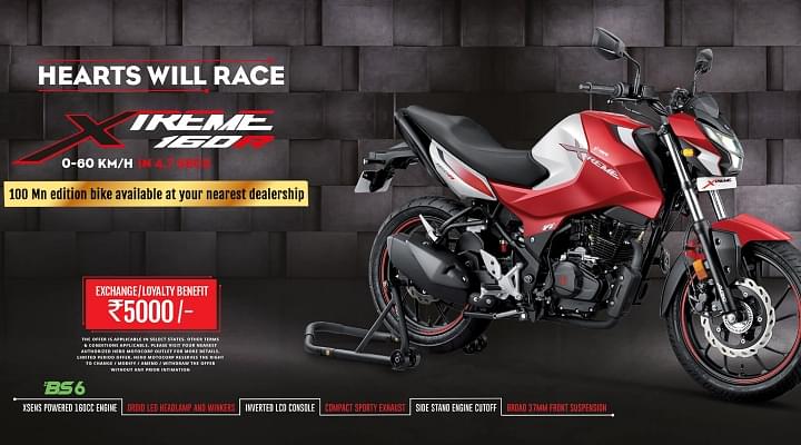 New Hero Xtreme 160R 100 Million Edition Launched - Check Out Its Price