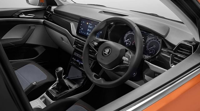 Skoda Kushaq Front Right Interior Review