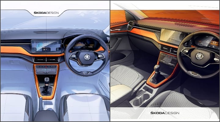 Skoda Kushaq Interiors Sketch - All You Need To Know Skoda Kushaq Interiors Sketch - All You Need To Know