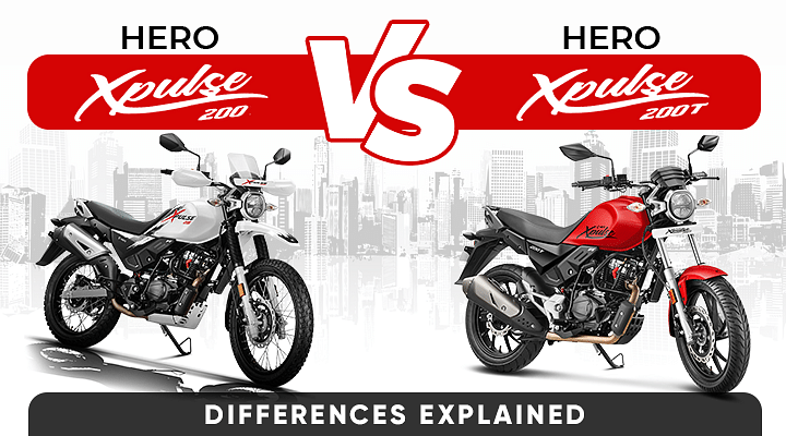 2021 Hero Xpulse 200 vs Xpulse 200T BS6 - All Differences Explained